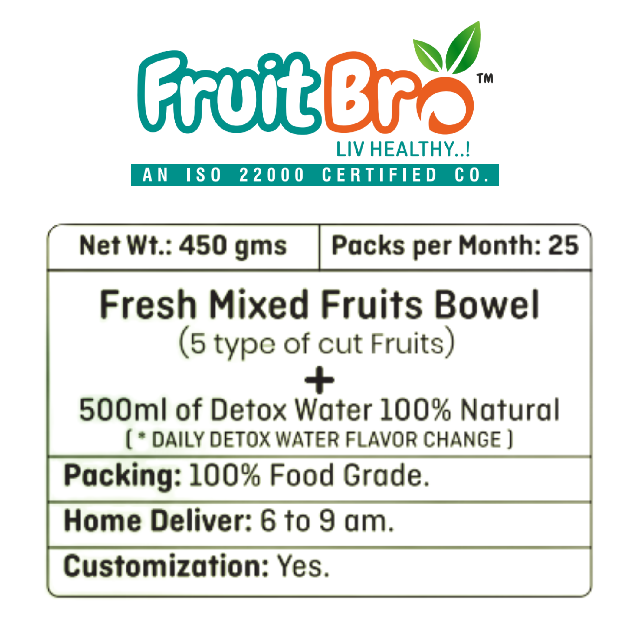 Daily Fruit Detox Bliss Combo - Image 2