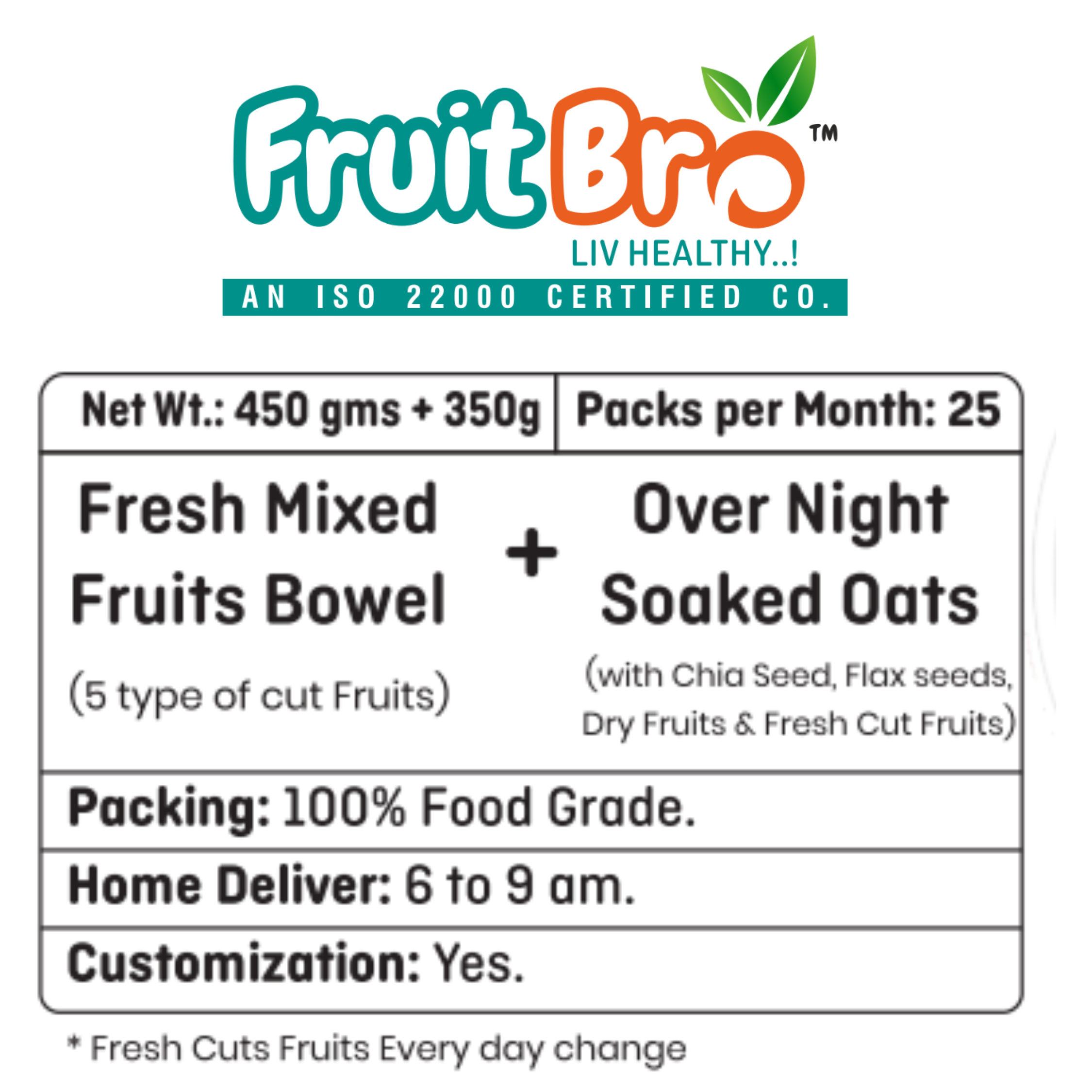 Daily Fruits & Over Night Oats Delights - Image 2